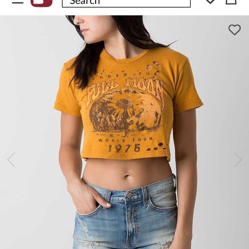 Full moon crop top